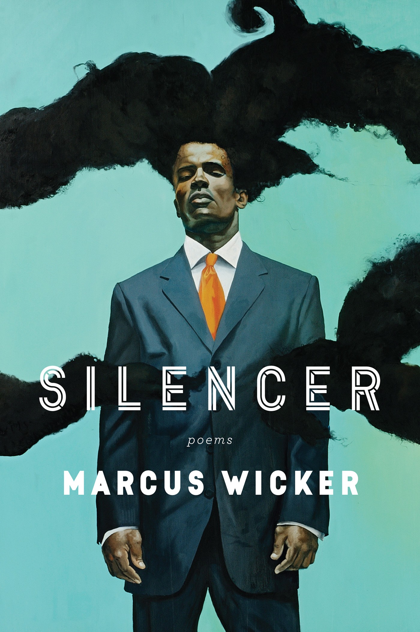 Book cover of silencer by Marcus Wicker