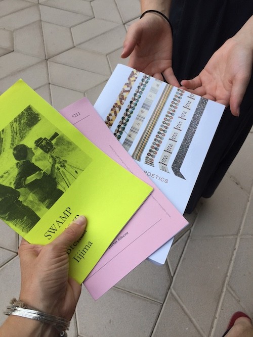 Image of two chapbooks and a poetry anthology.