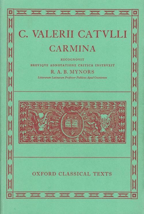 Catullus Oxford Classical Texts, cover