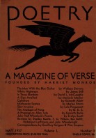 May 1937 Poetry Magazine cover