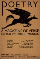 June 1931 Poetry Magazine cover