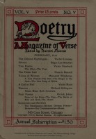 February 1915 Poetry Magazine cover