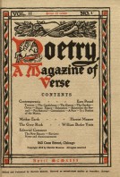 April 1913 Poetry Magazine cover