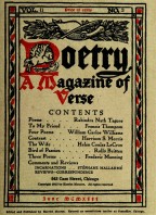June 1913 Poetry Magazine cover