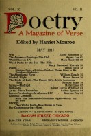 May 1917 Poetry Magazine cover