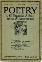 June 1928 Poetry Magazine cover