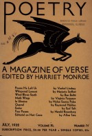 July 1932 Poetry Magazine cover