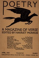 April 1933 Poetry Magazine cover
