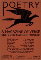 January 1935 Poetry Magazine cover
