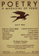 May 1938 Poetry Magazine cover