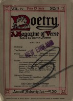 May 1914 Poetry Magazine cover