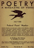 July 1938 Poetry Magazine cover
