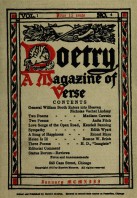 January 1913 Poetry Magazine cover