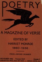 November 1936 Poetry Magazine cover