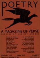 February 1937 Poetry Magazine cover