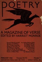 February 1936 Poetry Magazine cover
