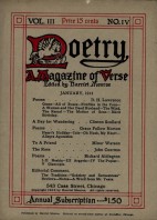 January 1914 Poetry Magazine cover