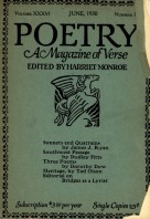 June 1930 Poetry Magazine cover