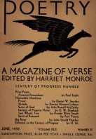June 1933 Poetry Magazine cover