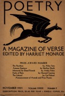 November 1931 Poetry Magazine cover