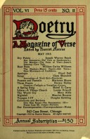 May 1915 Poetry Magazine cover