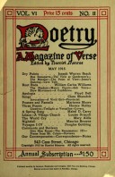 May 1915 Poetry Magazine cover