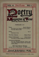 February 1914 Poetry Magazine cover
