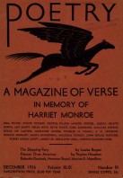 December 1936 Poetry Magazine cover
