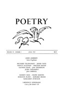 April 1969 Poetry Magazine cover