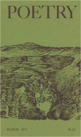 October 1971 Poetry Magazine cover