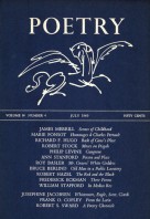 July 1960 Poetry Magazine cover