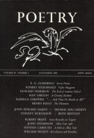 November 1961 Poetry Magazine cover
