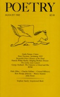 August 1982 Poetry Magazine cover