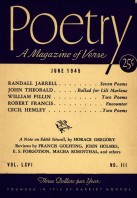 June 1945 Poetry Magazine cover