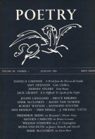 January 1965 Poetry Magazine cover