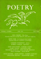 April 1959 Poetry Magazine cover
