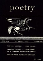September 1948 Poetry Magazine cover