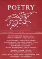 May 1958 Poetry Magazine cover