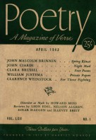 April 1943 Poetry Magazine cover