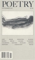 November 1992 Poetry Magazine cover