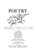 June 1969 Poetry Magazine cover