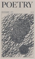 December 1972 Poetry Magazine cover