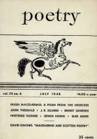 July 1948 Poetry Magazine cover