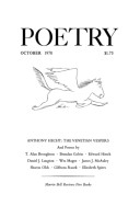 October 1978 Poetry Magazine cover