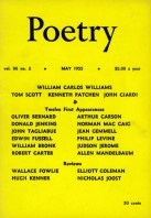 May 1955 Poetry Magazine cover