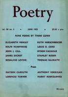 June 1955 Poetry Magazine cover