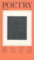 June 1984 Poetry Magazine cover
