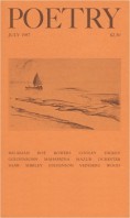 July 1987 Poetry Magazine cover