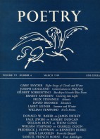 March 1968 Poetry Magazine cover