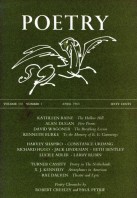 April 1963 Poetry Magazine cover